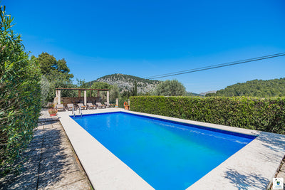 Impression der Villa Can Noguera bei Pollença, Mallorca
