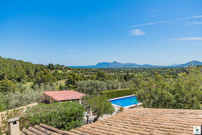 Impression der Villa Can Noguera bei Pollença, Mallorca