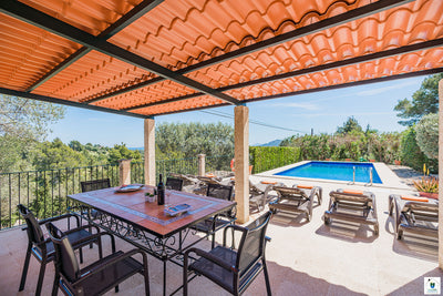 Impression der Villa Can Noguera bei Pollença, Mallorca
