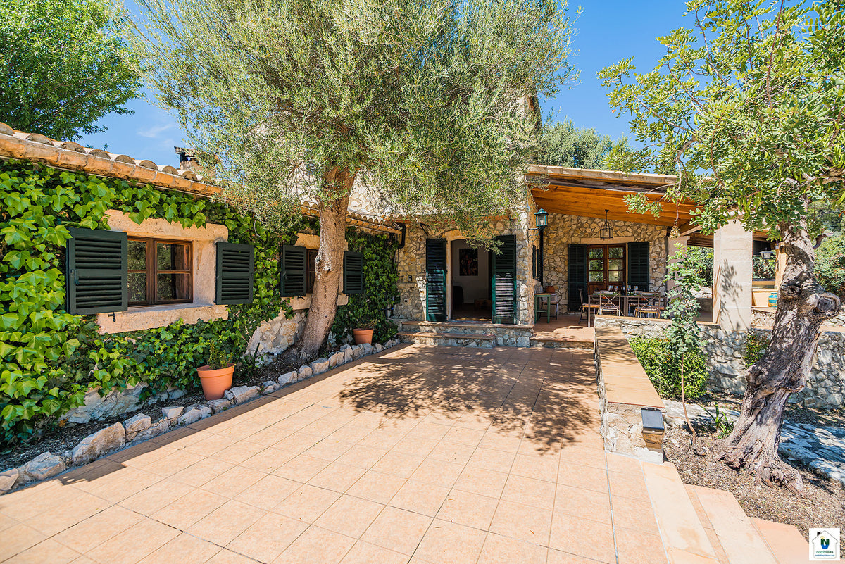Impression der Villa Can Noguera bei Pollença, Mallorca