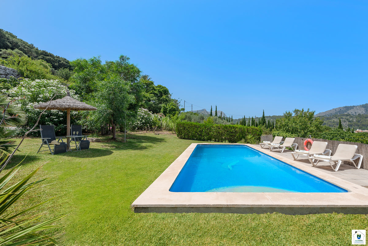 Impression der Finca Coster del Puig bei Pollença, Mallorca