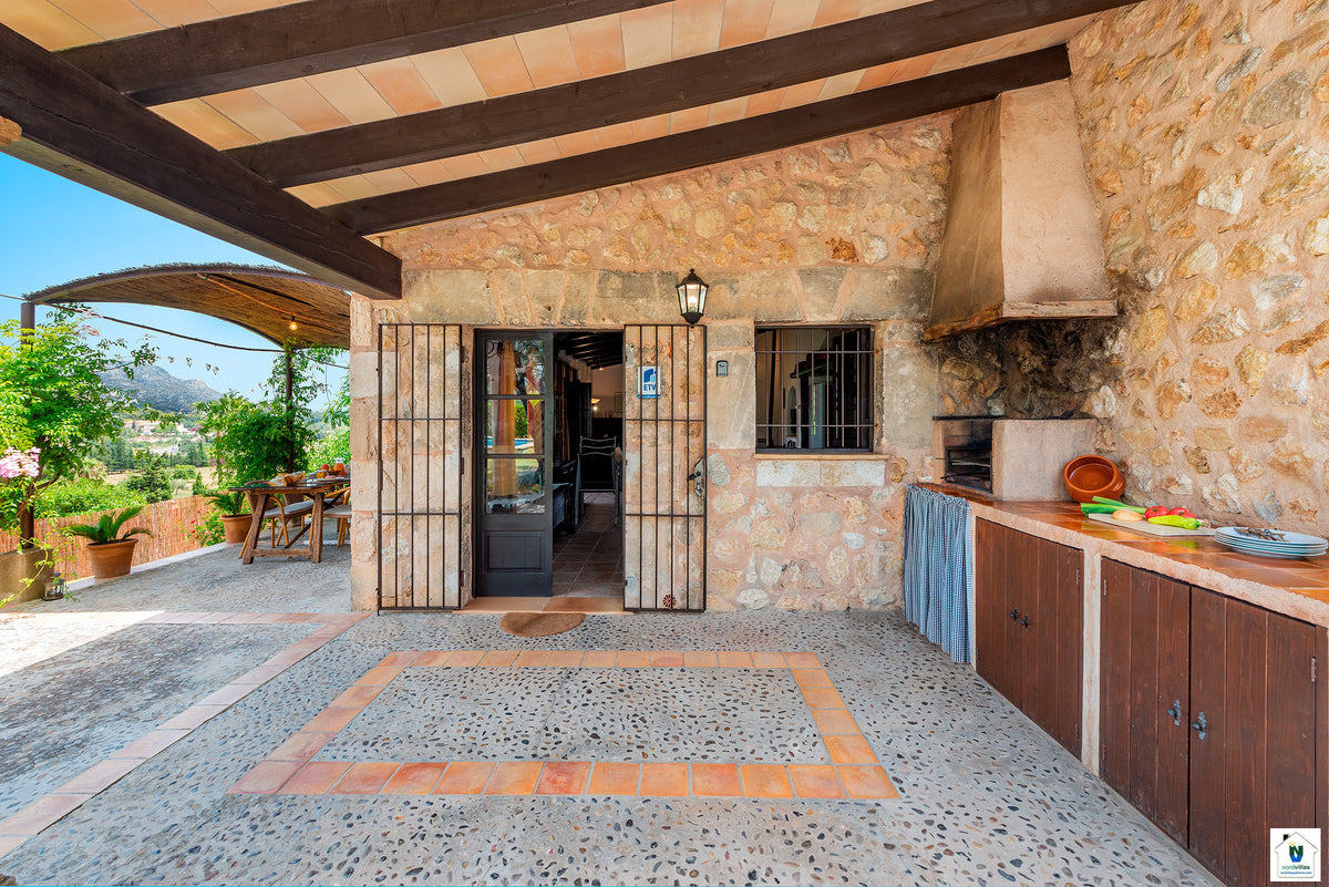Impression der Finca Coster del Puig bei Pollença, Mallorca