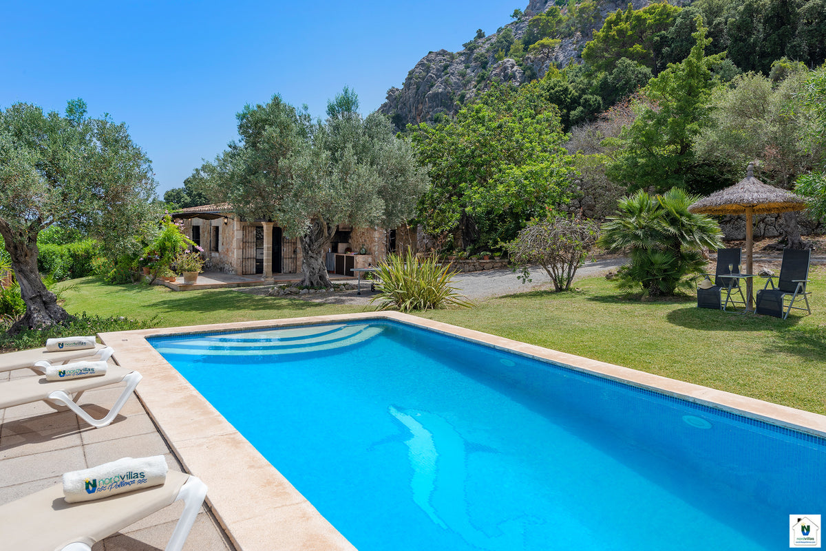 Impression der Finca Coster del Puig bei Pollença, Mallorca