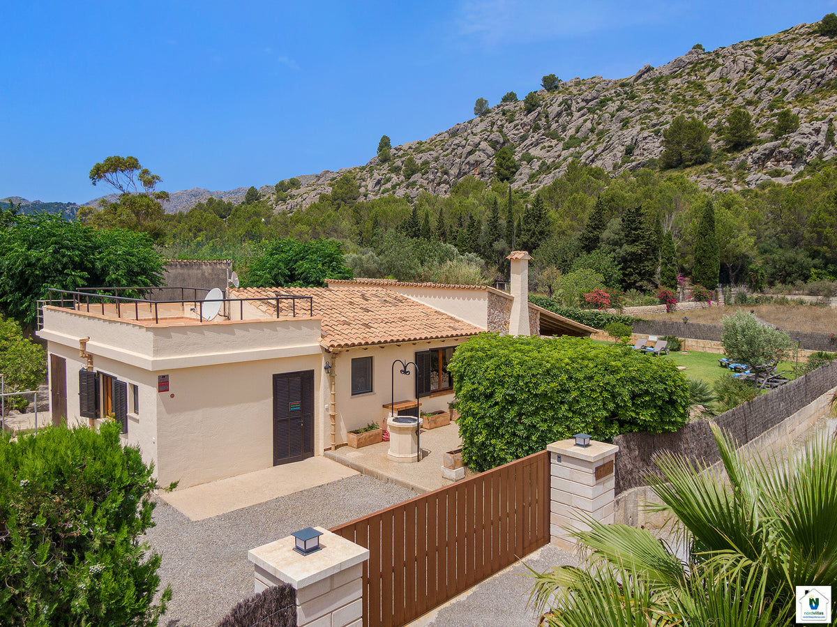 Impression der Villa La Punta bei Pollença, Mallorca