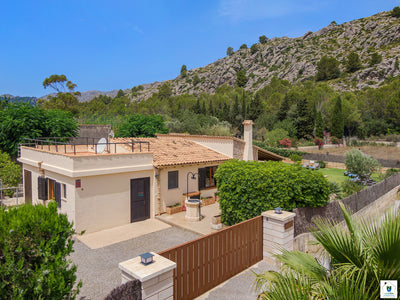Impression der Villa La Punta bei Pollença, Mallorca