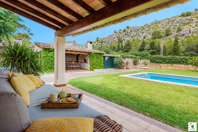 Impression der Villa La Punta bei Pollença, Mallorca