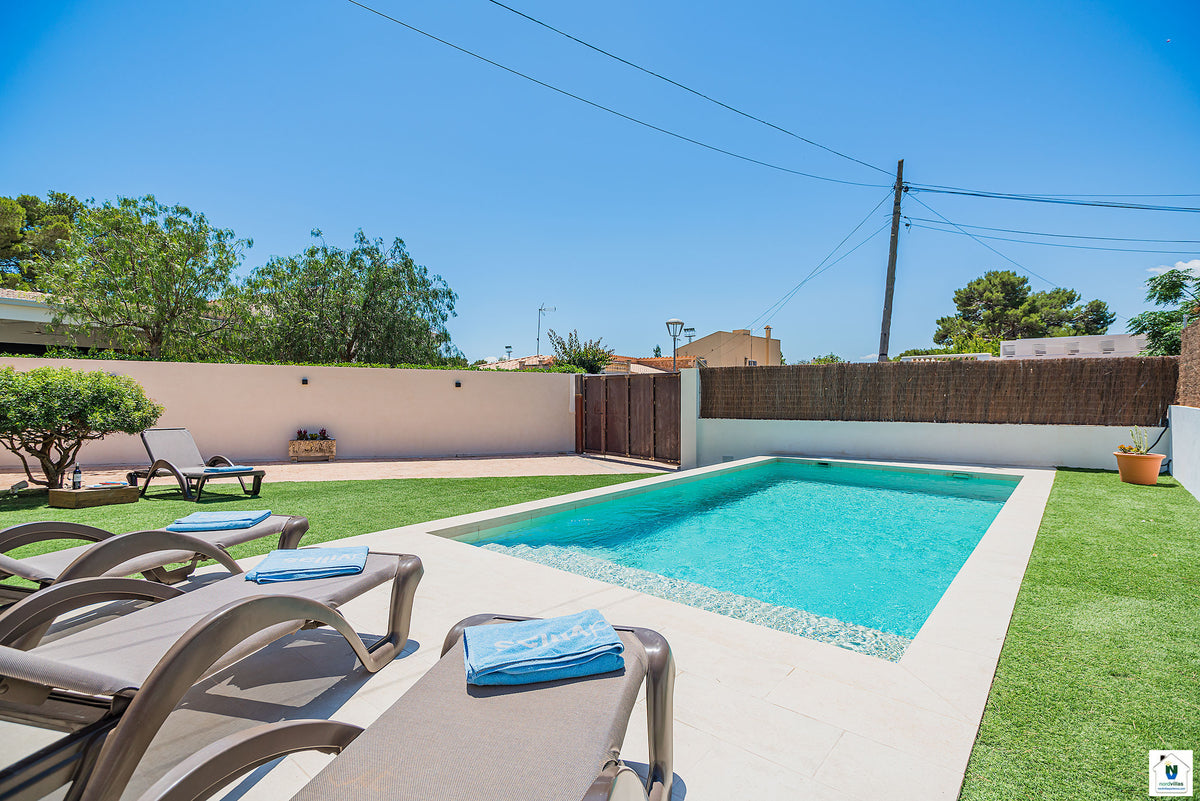 Impression der Villa Can Singala bei Port de Pollença, Mallorca