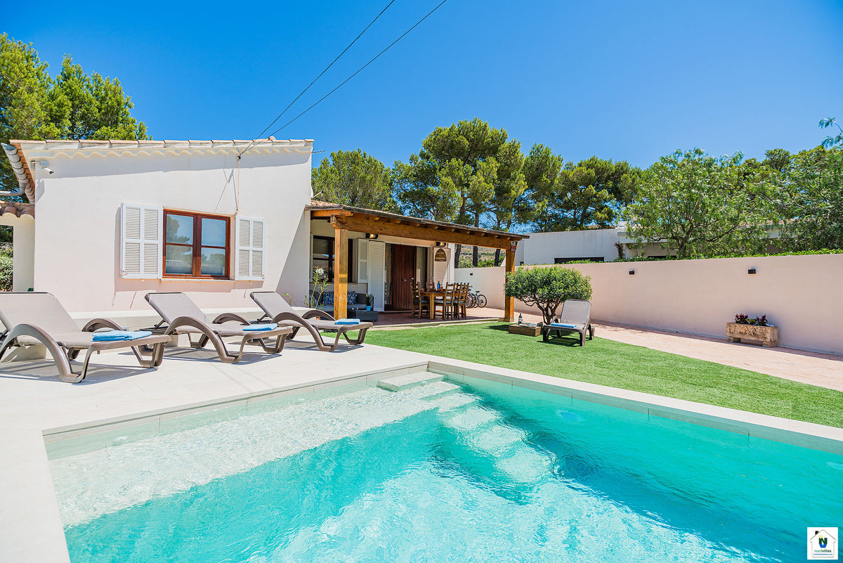 Impression der Villa Can Singala bei Port de Pollença, Mallorca