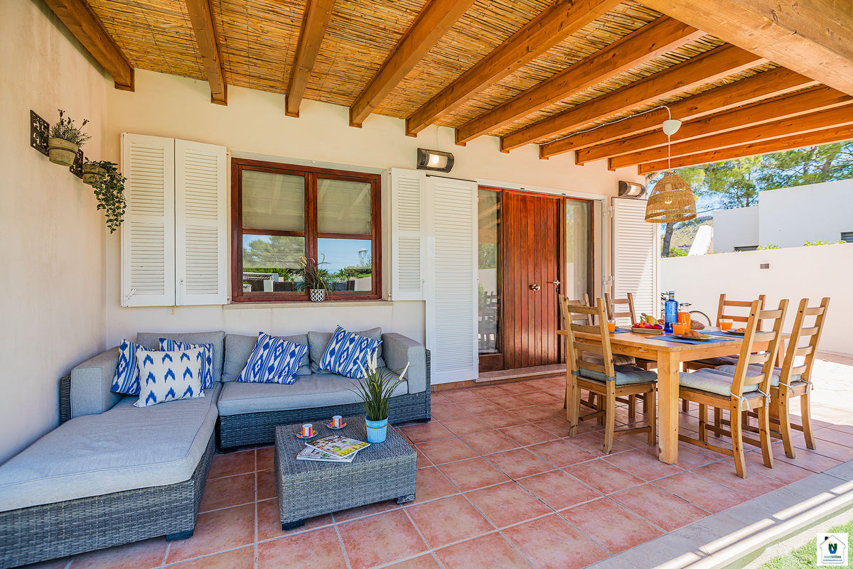 Impression der Villa Can Singala bei Port de Pollença, Mallorca