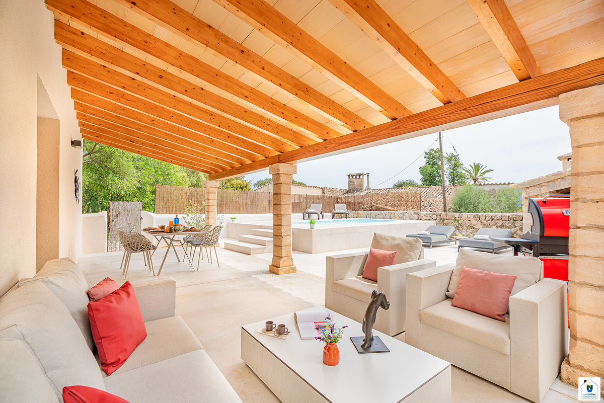 Ansicht 3 der Villa Punxa Siquier bei Pollença, Mallorca