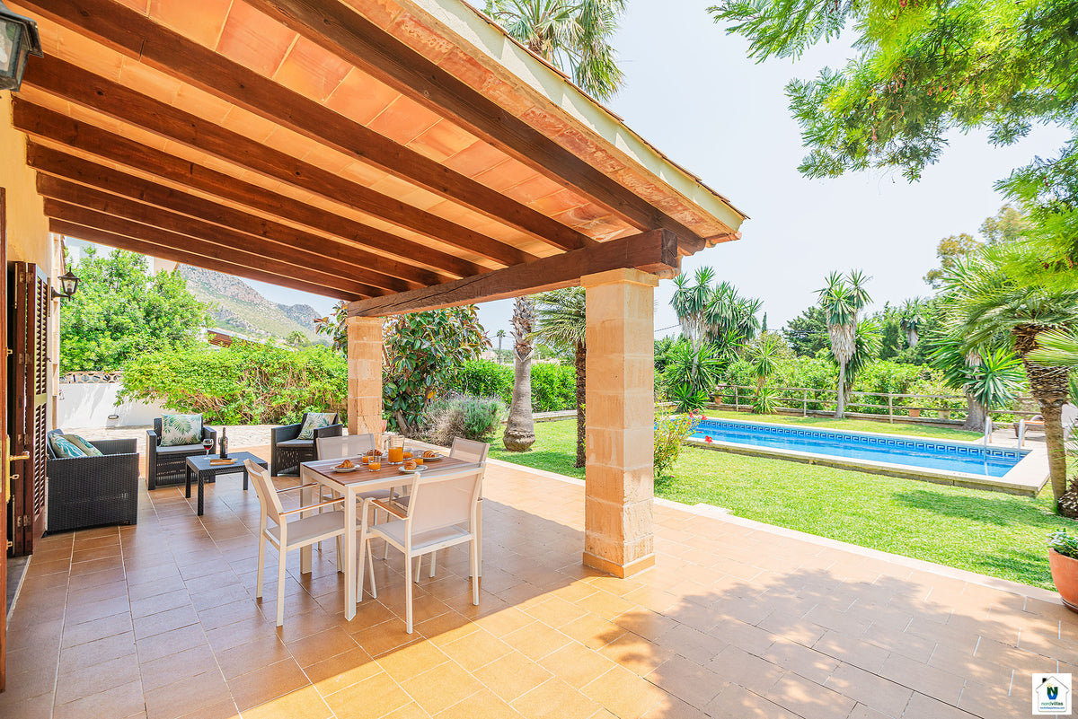 Impression der Villa Tintorer bei Port de Pollença, Mallorca