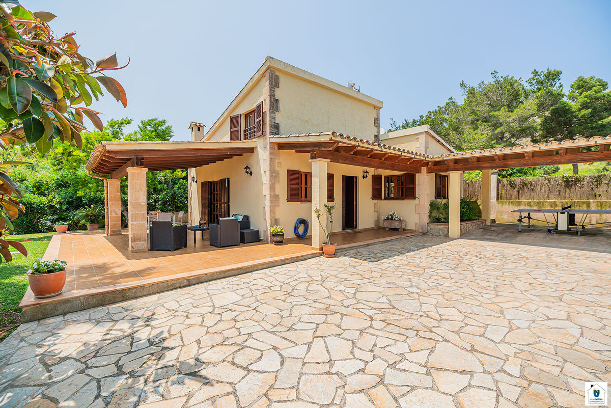 Impression der Villa Tintorer bei Port de Pollença, Mallorca