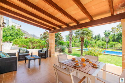 Impression der Villa Tintorer bei Port de Pollença, Mallorca