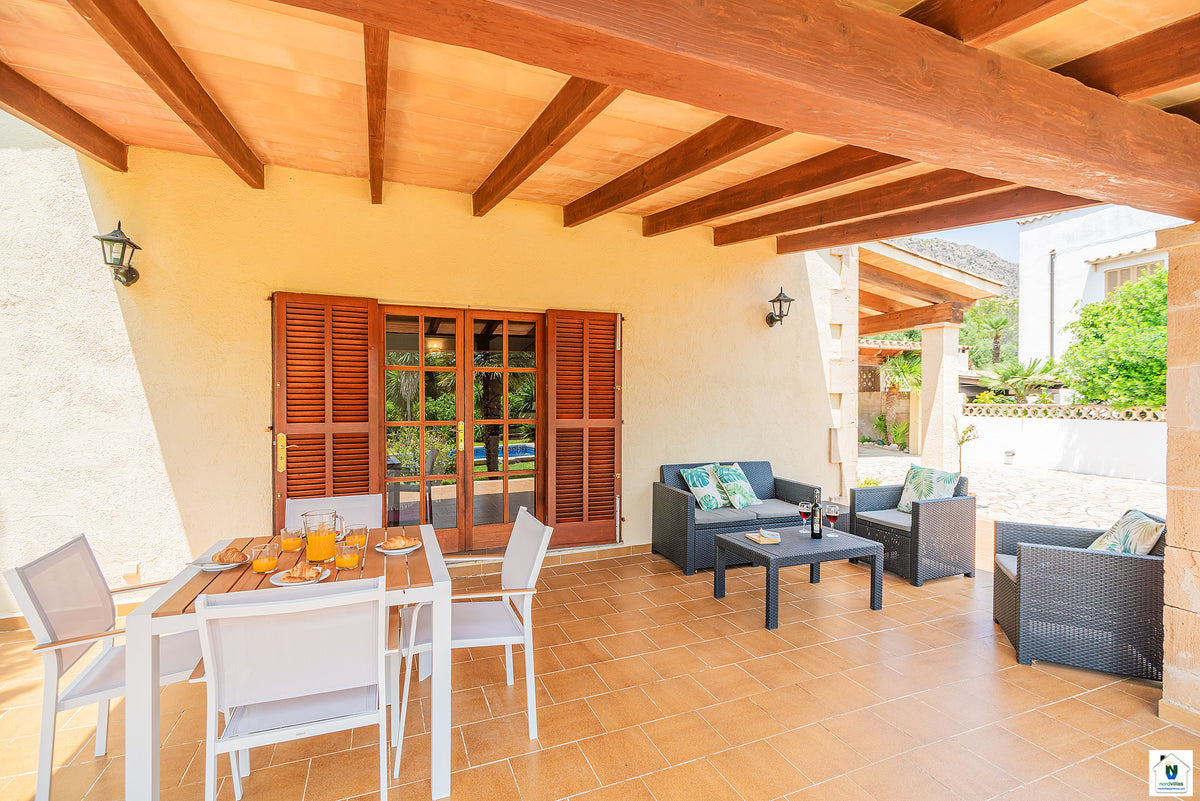 Impression der Villa Tintorer bei Port de Pollença, Mallorca