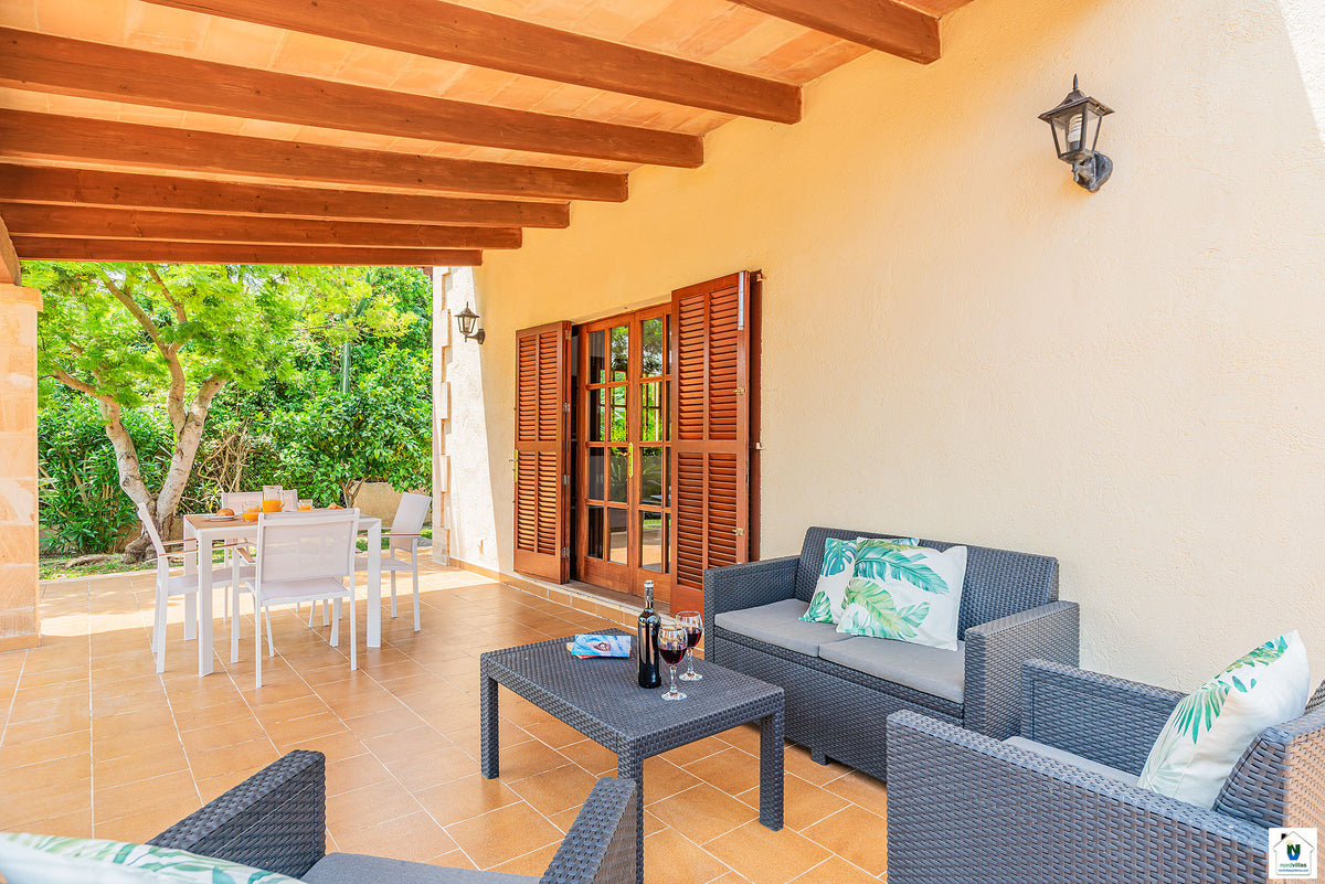 Impression der Villa Tintorer bei Port de Pollença, Mallorca