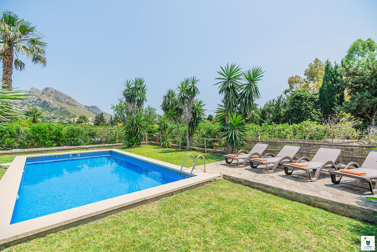 Impression der Villa Tintorer bei Port de Pollença, Mallorca