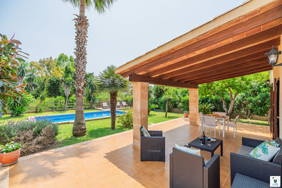 Impression der Villa Tintorer bei Port de Pollença, Mallorca