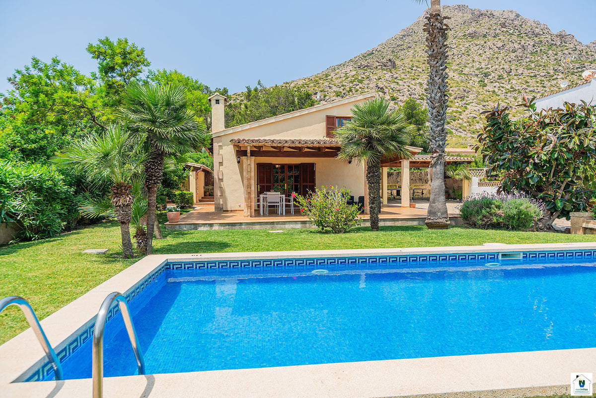 Impression der Villa Tintorer bei Port de Pollença, Mallorca