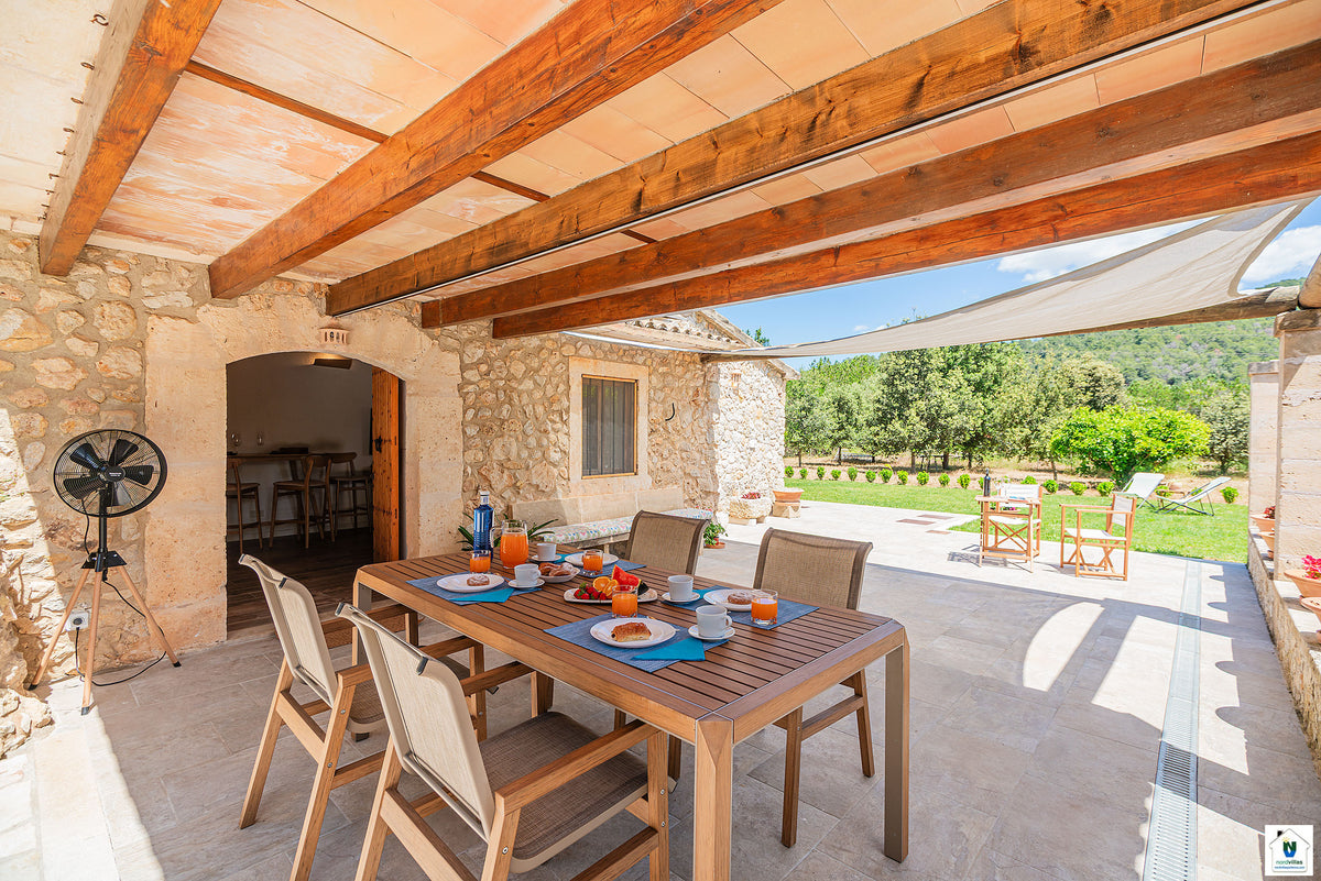 Impression der Finca Sa Quarterada bei Campanet, Mallorca