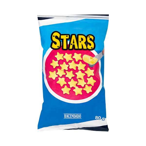 Corn Snack Stars Butter – 80 g