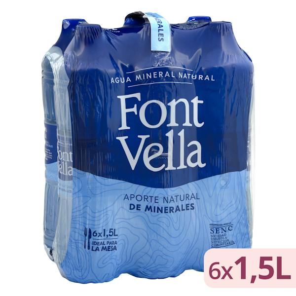 Agua mineral Liviana – 8 × 1,5 L