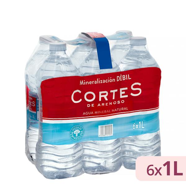 Agua mineral Aguadoy – 6 × 1 L