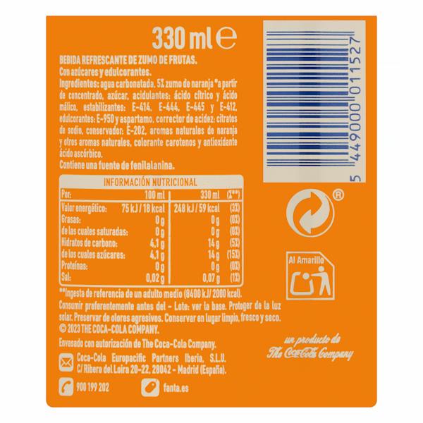 Fanta Orange – 330 ml