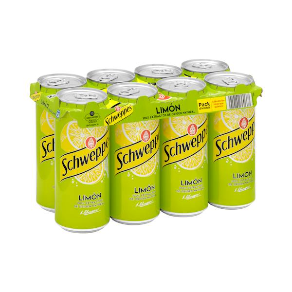 Schweppes Limón Original – 8 × 330 ml