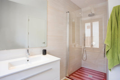 Badezimmer der Casa Llum in Pollença, Mallorca