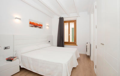 Schlafzimmer der Casa Llum in Pollença, Mallorca