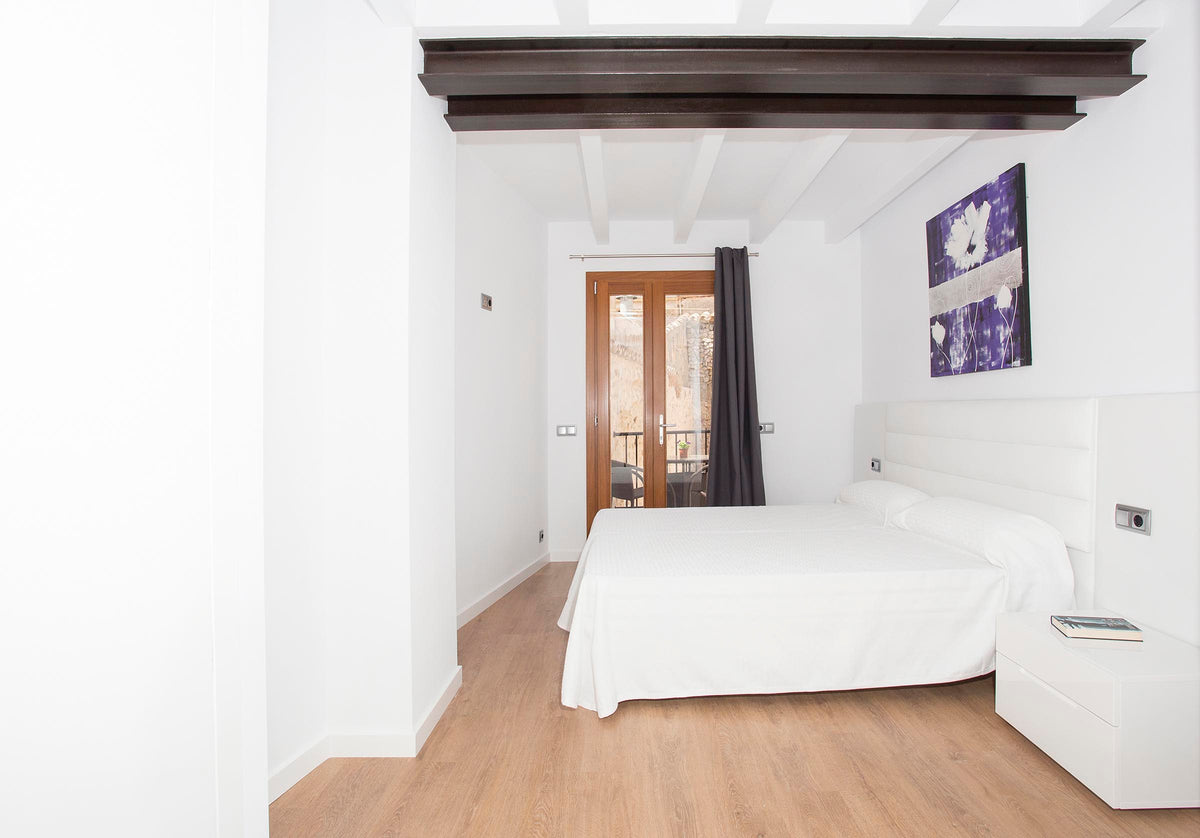 Schlafzimmer der Casa Llum in Pollença, Mallorca
