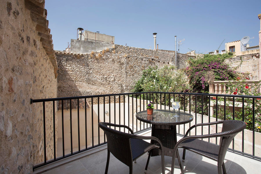 Terrasse der Casa Llum in Pollença, Mallorca