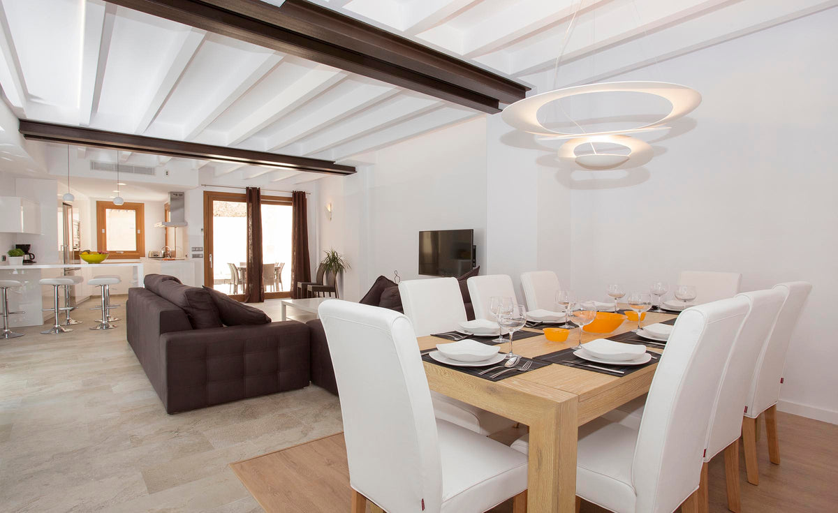 Sitzecke der Casa Llum in Pollença, Mallorca