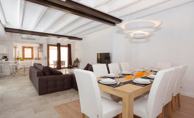 Sitzecke der Casa Llum in Pollença, Mallorca