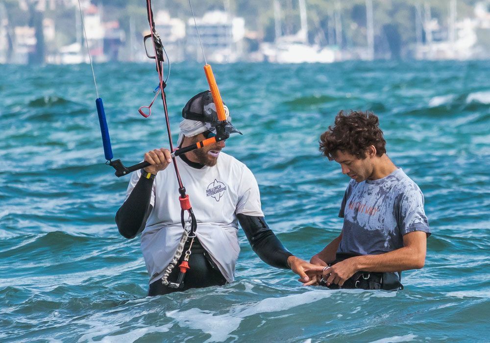 Kitesurfen lernen in der Bucht von Pollença