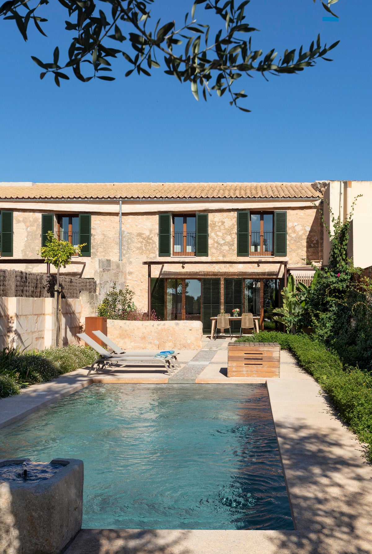 Blick auf das Haus des Ferienhauses Cayo in Consell, Mallorca