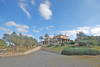 Außenansicht des Ferienhauses Grandina bei Ariany, Mallorca