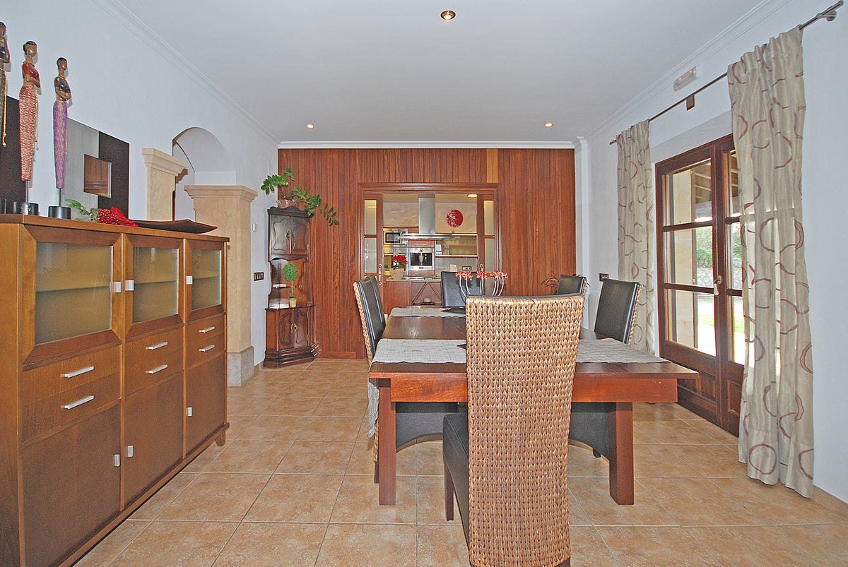 Eingangsbereich des Ferienhauses Grandina bei Ariany, Mallorca