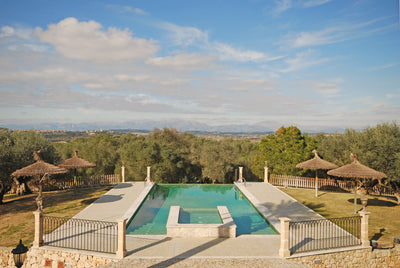 Privater Pool des Ferienhauses Grandina bei Ariany, Mallorca