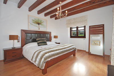 Schlafzimmer des Ferienhauses Grandina bei Ariany, Mallorca
