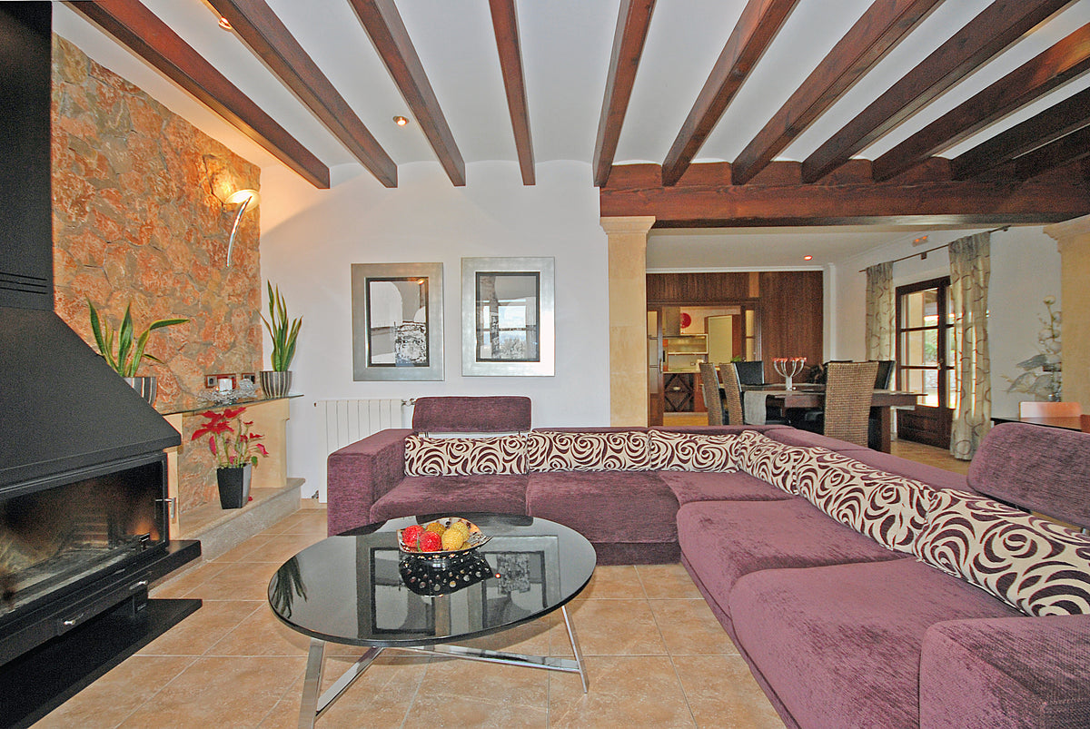 Sitzecke des Ferienhauses Grandina bei Ariany, Mallorca