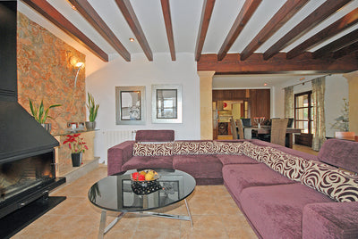Sitzecke des Ferienhauses Grandina bei Ariany, Mallorca