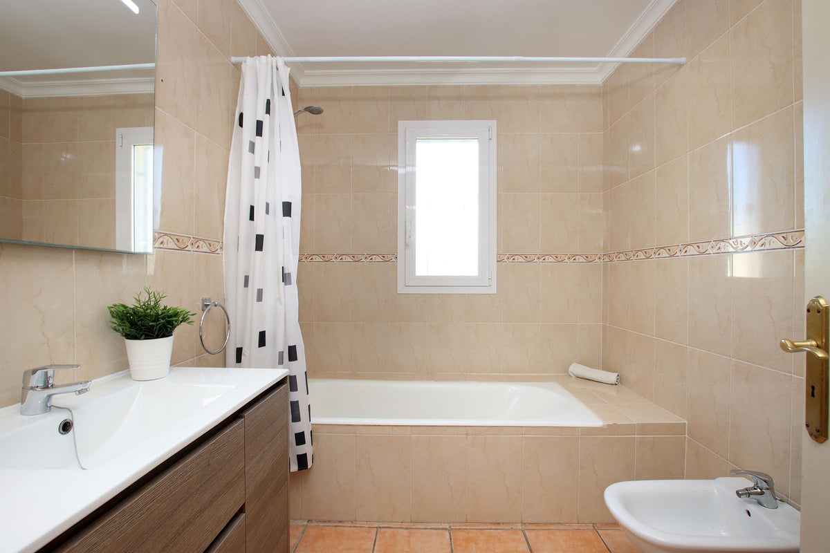 Badezimmer der Finca Bellmar bei Alcúdia, Mallorca