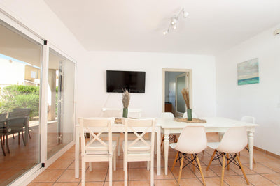 Essbereich der Finca Bellmar bei Alcúdia, Mallorca