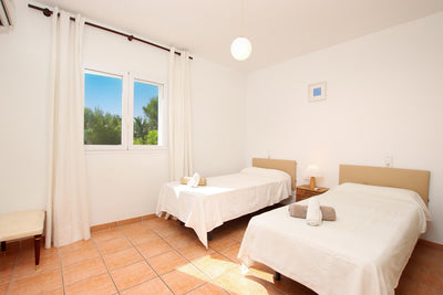 Schlafzimmer der Finca Bellmar bei Alcúdia, Mallorca