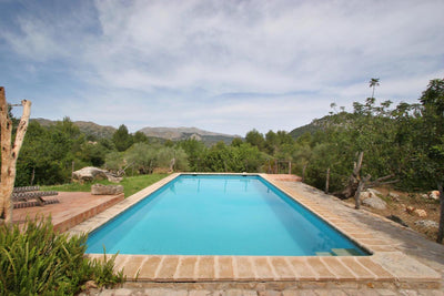 Pool der Finca Can Besso bei Pollença, Mallorca