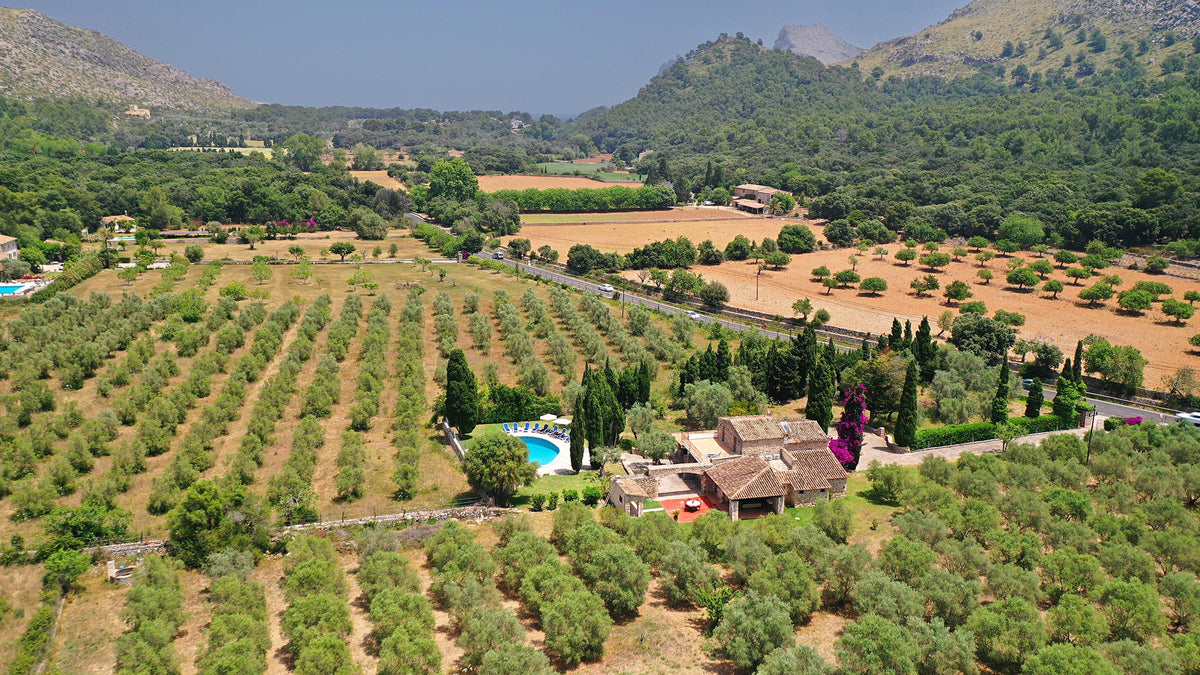 Impression der Finca Cas Coronet bei Cala Sant Vicenç, Mallorca