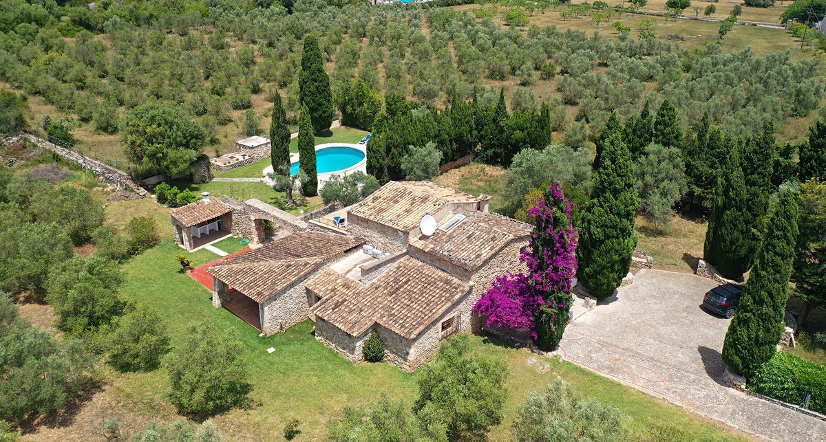 Impression der Finca Cas Coronet bei Cala Sant Vicenç, Mallorca