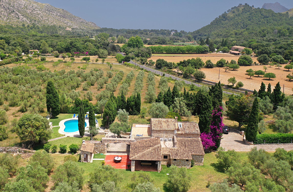 Impression der Finca Cas Coronet bei Cala Sant Vicenç, Mallorca