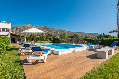 Pool der Finca Celestia bei Pollença, Mallorca